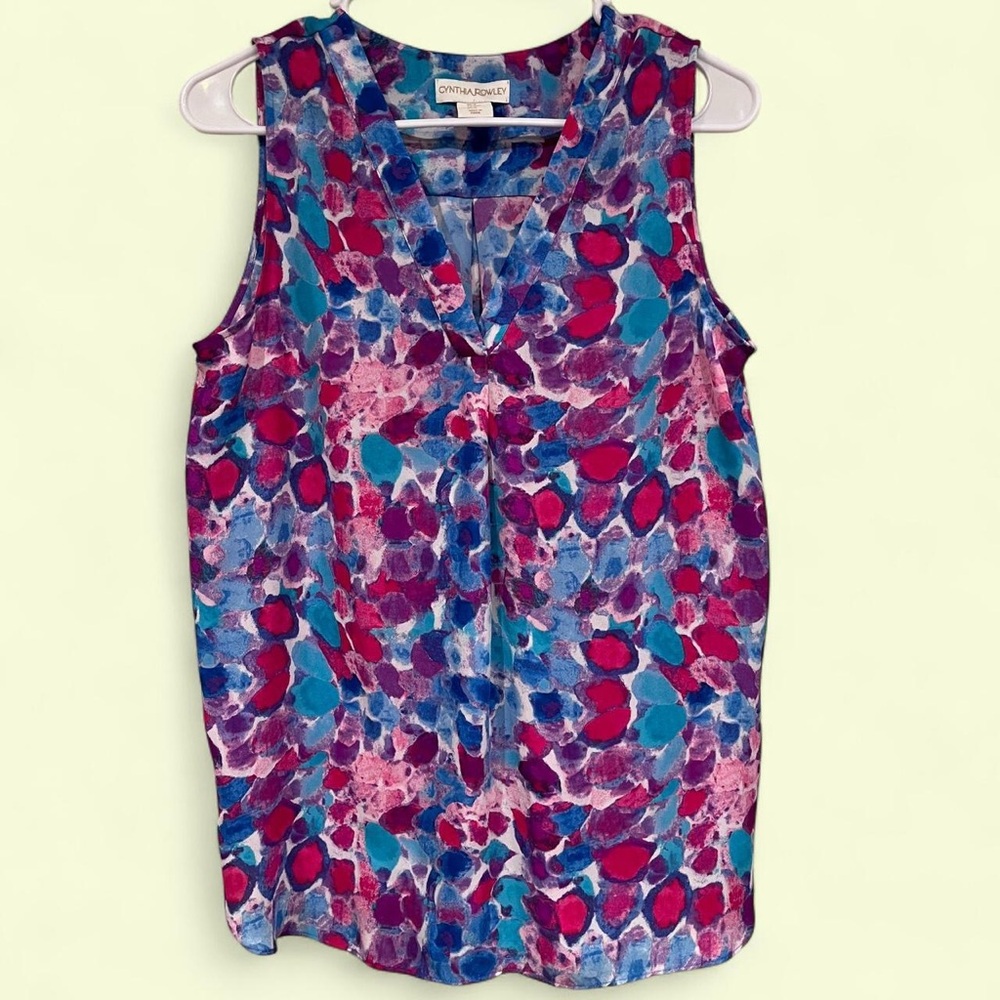 Cynthia Rowley Multicolor Sleeveless Blouse